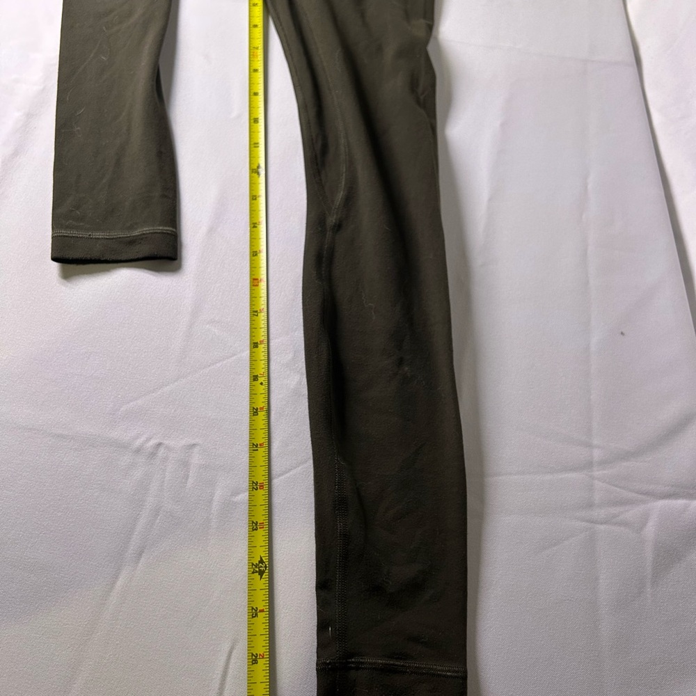 Lululemon leggings Olive Green High-Waisted Leggings 0 - Picture 8 of 9
